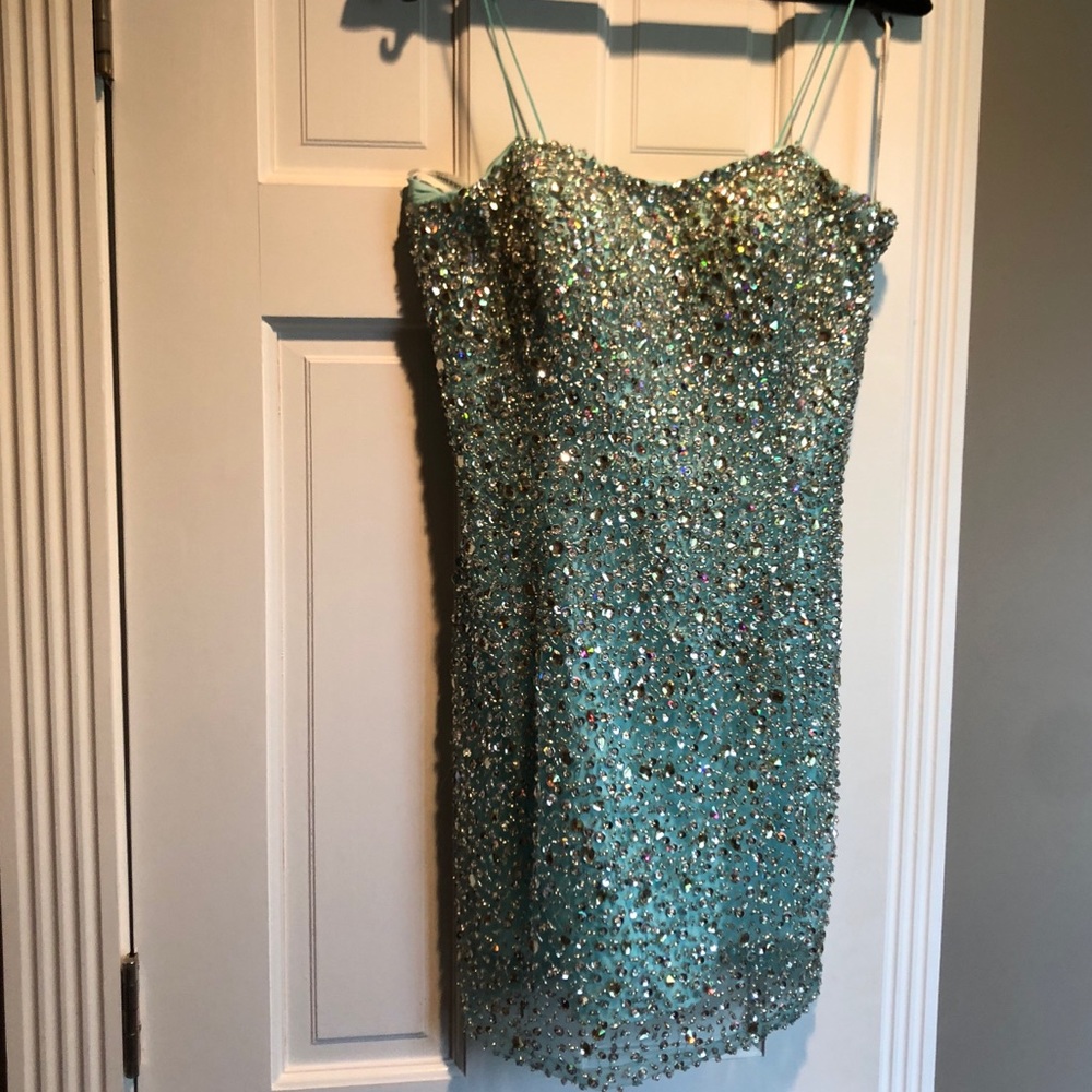Sherri Hill Mini Crystal Dress
